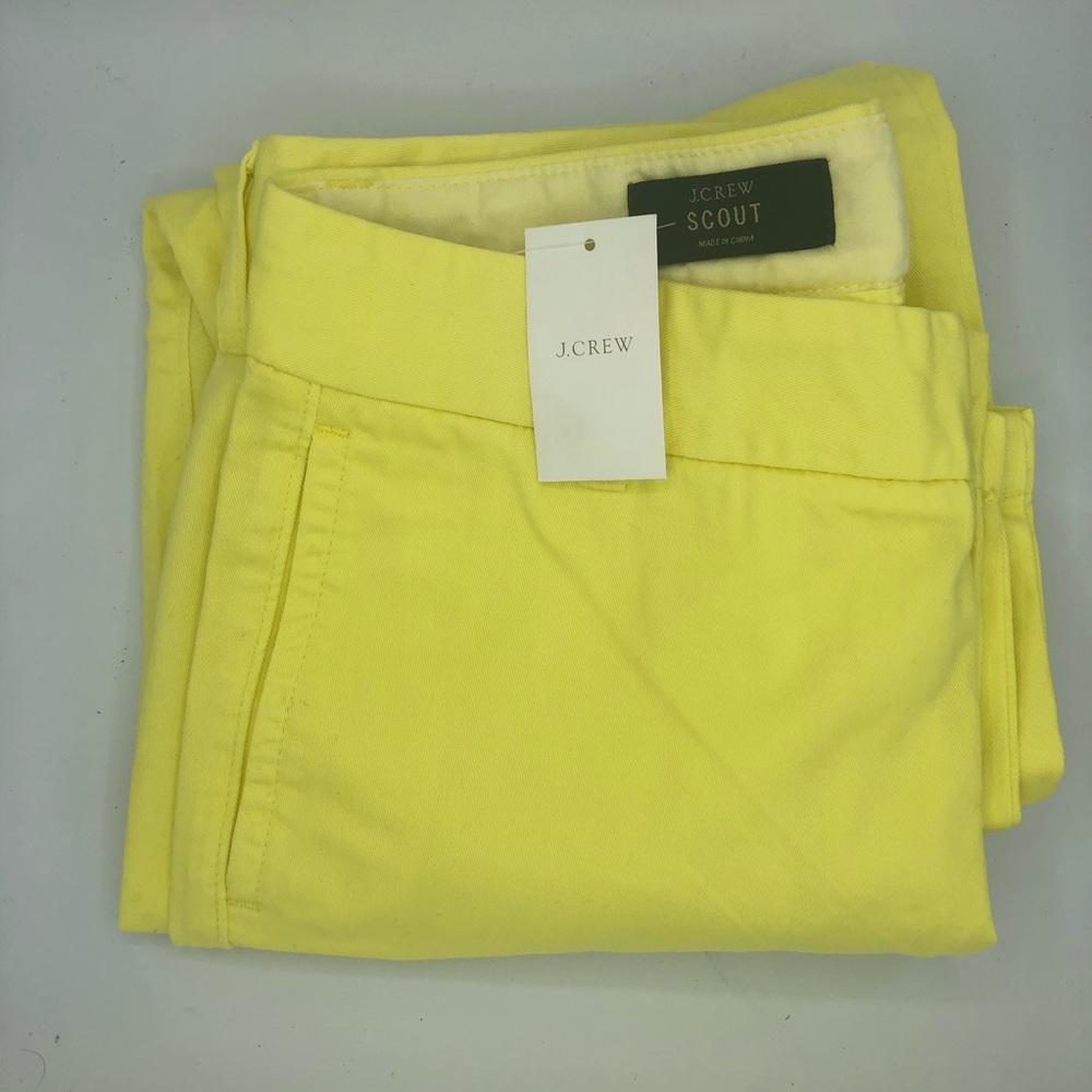 **100% COTTON**J CREW BRIGHT YELLOW SCOUT CHINOS - Picture 8 of 10